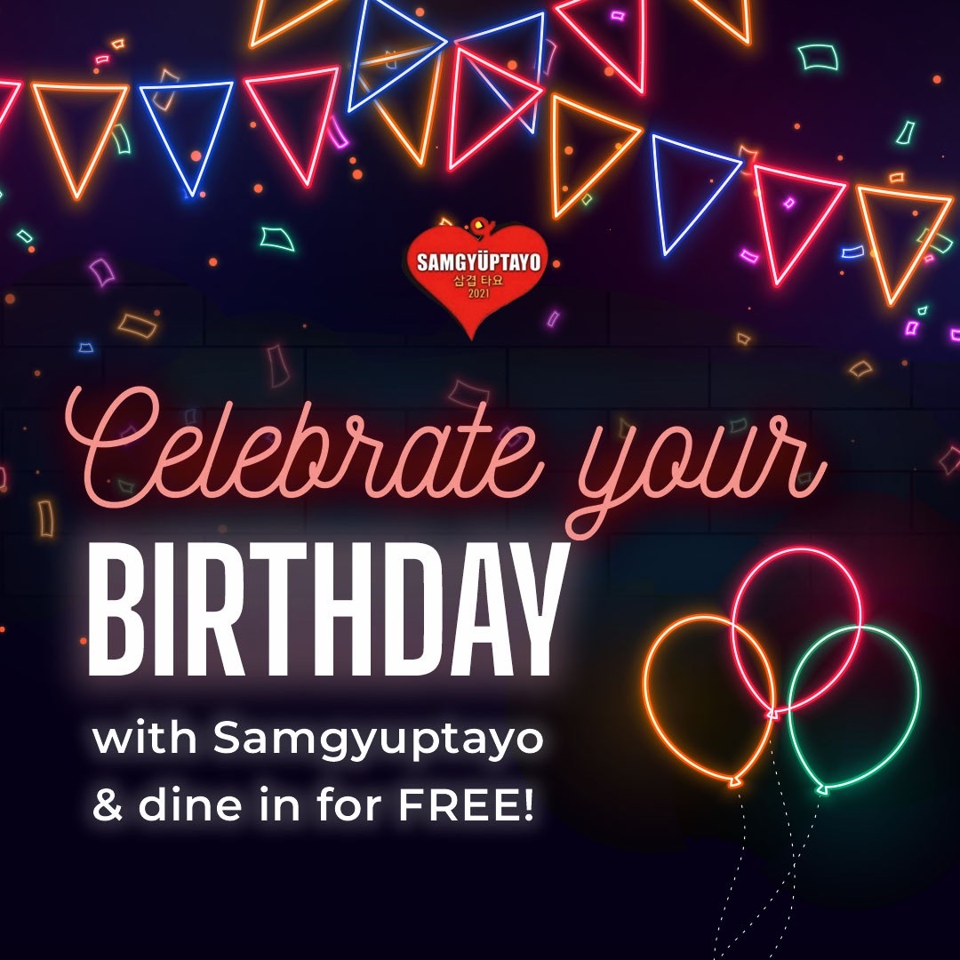 Samgyuptayo Birthday Month Promo
